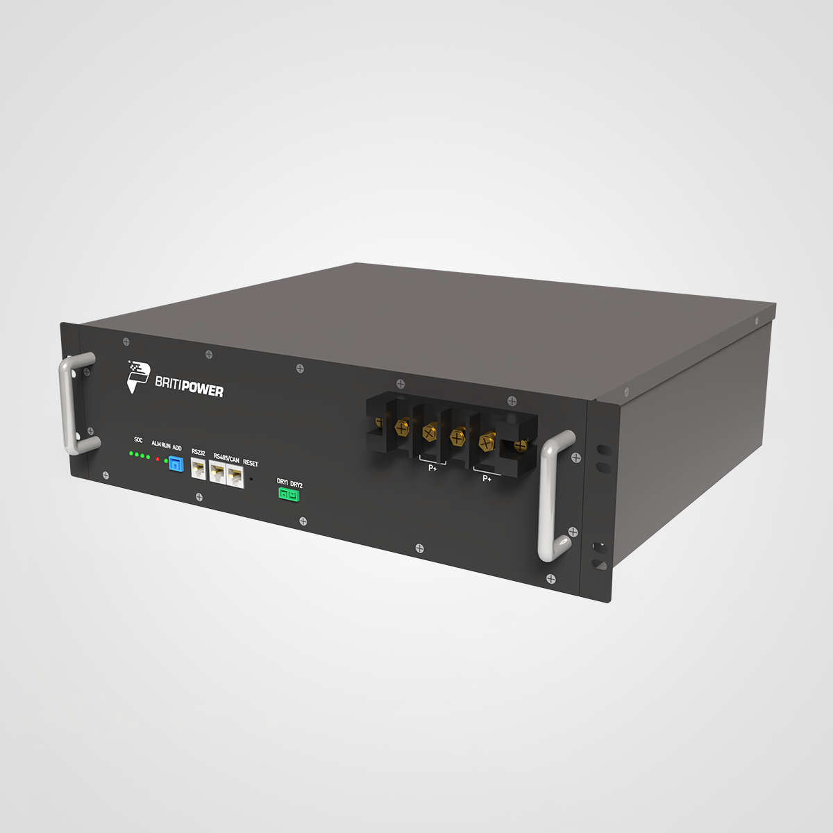 51.2V 50Ah Rack-Mounted LiFePO4 Battery 12V - Image 3