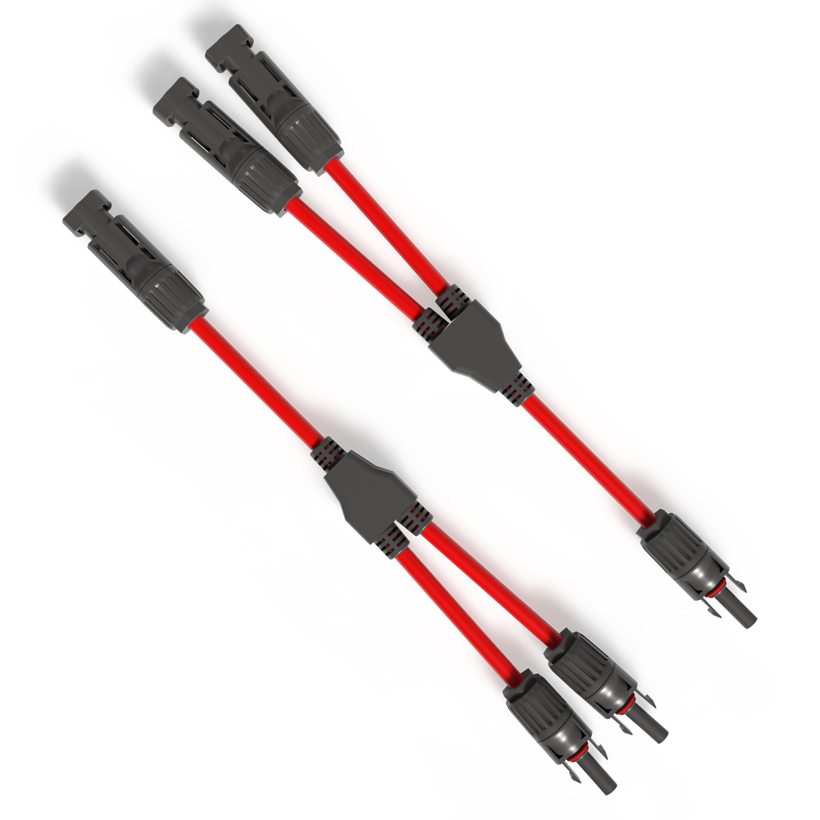 Y2-10 Red/Black Photovoltaic Branch Connector